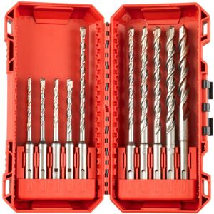Juego de 10 brocas SDS-Plus Milwaukee 5-12mm Juego de 10 brocas SDS-Plus Milwaukee 5-12mm