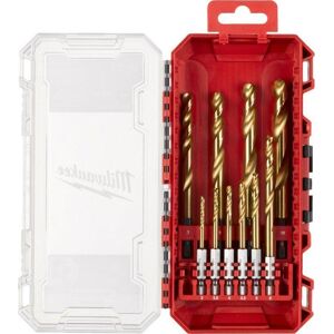 Juego de Brocas Milwaukee para Metal - 10 Piezas, Recubrimiento de Titanio Juego de Brocas Milwaukee para Metal - 10 Piezas, Recubrimiento de Titanio