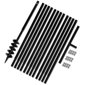Taladro De Tierra Con Mango 100 Mm Con Tubo De Extensión 13 M Acero Vidaxl Taladro De Tierra Con Mango 100 Mm Con Tubo De Extensión 13 M Acero Vidaxl