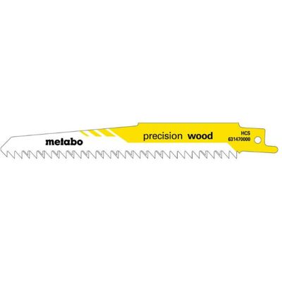 Conjunto de hojas para sierra de sable Metabo - Precisión, Universal, Rápido - Madera - 150-300mm Conjunto de hojas para sierra de sable Metabo - Precisión, Universal, Rápido - Madera - 150-300mm