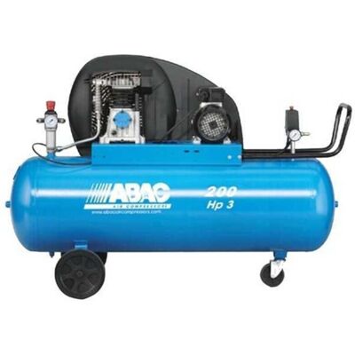 Compresor de aire industrial ABAC A29B 200 CT3 con transmisión por correa - 200L Compresor de aire industrial ABAC A29B 200 CT3 con transmisión por correa - 200L