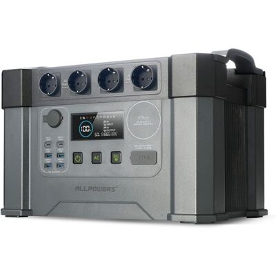 S2000 Pro Estación De Energía Portátil De 1451 Wh, Generador Solar Mppt Con 4 Tomas De Ca De2400 W (4000 W De Sobretensión), Carga Rápida Del 0 Al 100 % En 1.5 H, Para Autocaravana, Camping - Allpowers S2000 Pro Estación De Energía Portátil De 1451 Wh, Generador Solar Mppt Con 4 Tomas De Ca De2400 W (4000 W De Sobretensión), Carga Rápida Del 0 Al 100 % En 1.5 H, Para Autocaravana, Camping - Allpowers