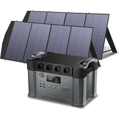 Allpowers - Estación De Energía Portátil S2000 Pro 1451wh, 2400w (4000w Pico De Valor) Con 2 Paneles Solares Plegables De 200w, Generador Solar Carga Rápida De 1.5 H, Para Emergencias, Camping, Viajes Allpowers - Estación De Energía Portátil S2000 Pro 1451wh, 2400w (4000w Pico De Valor) Con 2 Paneles Solares Plegables De 200w, Generador Solar Carga Rápida De 1.5 H, Para Emergencias, Camping, Viajes