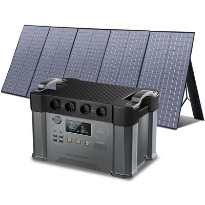 Allpowers - Estación De Energía Portátil S2000 Pro 1451wh, Generador Solar 2400w (4000w Pico De Valor) Con Panel Solar Plegable De 400w, Sai15ms, Carga Rápida De 1.5 H, Para Camping, Rv, Emergencia Allpowers - Estación De Energía Portátil S2000 Pro 1451wh, Generador Solar 2400w (4000w Pico De Valor) Con Panel Solar Plegable De 400w, Sai15ms, Carga Rápida De 1.5 H, Para Camping, Rv, Emergencia