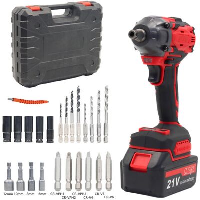OEM Atornillador De Impacto Inalámbrico Profesional (18 V, 220 Nm, Motor Sin Escobillas, Vaso Hexagonal, Velocidad Variable, Sin Batería) OEM Atornillador De Impacto Inalámbrico Profesional (18 V, 220 Nm, Motor Sin Escobillas, Vaso Hexagonal, Velocidad Variable, Sin Batería)