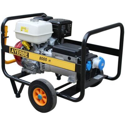 Ayerbe - 5420140 - Grupo Electrógeno 8000 H Mn E - Monofásico Con Arranque Eléctrico Motor Honda Gx-390 Ayerbe - 5420140 - Grupo Electrógeno 8000 H Mn E - Monofásico Con Arranque Eléctrico Motor Honda Gx-390
