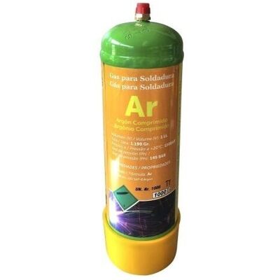 Ce-Gasargonplus Gas de Argón para Soldadura de Aluminio - Botella de Gas 1L Ce-Gasargonplus Gas de Argón para Soldadura de Aluminio - Botella de Gas 1L