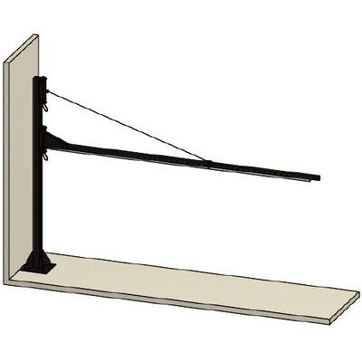 Brazo Basculante Para Cortinas De Soldadura Para Fijar A Una Columna Kemper Para Cortinas Longitud 2.000 Mm Brazo Basculante Para Cortinas De Soldadura Para Fijar A Una Columna Kemper Para Cortinas Longitud 2.000 Mm