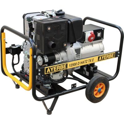 Ayerbe - Bricosol Generador Diesel 12500 Hatz Tx Arranque Electrico Ayerbe - Bricosol Generador Diesel 12500 Hatz Tx Arranque Electrico