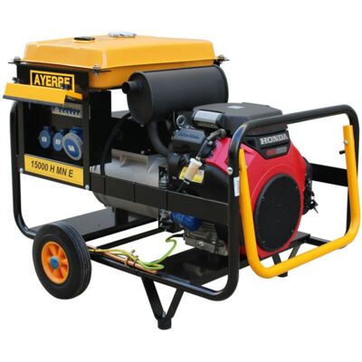 Ayerbe - Bricosol Generador Gasolina 15000 H Mn Avr Arranque Electrico Ayerbe - Bricosol Generador Gasolina 15000 H Mn Avr Arranque Electrico
