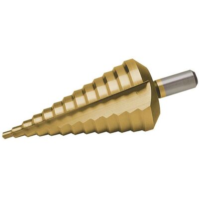 Fervi - Broca Escalonada Para Agrandar Agujeros De 6 A 39 Mm F639 Fervi - Broca Escalonada Para Agrandar Agujeros De 6 A 39 Mm F639