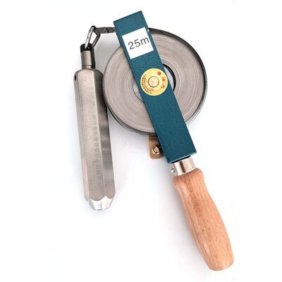 GOTRAYS Cinta Métrica Manual Para Tanque De Aceite, Cinta Métrica A Prueba De Explosiones Para Tanque De Aceite Hecha De Acero Al Carbono Con Plomadas De Latón, 25 Metros GOTRAYS Cinta Métrica Manual Para Tanque De Aceite, Cinta Métrica A Prueba De Explosiones Para Tanque De Aceite Hecha De Acero Al Carbono Con Plomadas De Latón, 25 Metros