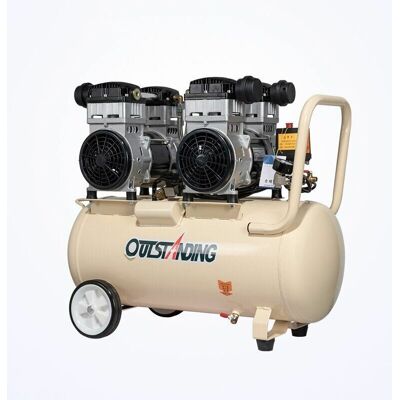 Outstanding - Compresor Aire Silencioso Sin Aceite 50l Ots550w X 2-50l Outstanding - Compresor Aire Silencioso Sin Aceite 50l Ots550w X 2-50l