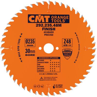 CMT 292.235.48m Sierra Circular 235x2.8x30 Z=48 Atb 15° CMT 292.235.48m Sierra Circular 235x2.8x30 Z=48 Atb 15°