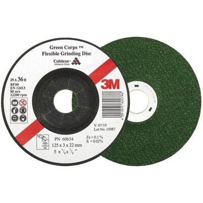3M Discos Abrasivos 125 X 3,0 Mm, - 12200 Tr/mn 3M Discos Abrasivos 125 X 3,0 Mm, - 12200 Tr/mn