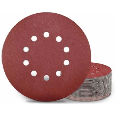 OEM Discos De Lija De 225 Mm, 50 Unidades, Almohadillas De Lijado Redondas De Grano 180, 10 Agujeros, Para Lijadoras De Cuello Largo, Amoladoras De Paneles De Yeso Y Amoladoras De Jirafa. OEM Discos De Lija De 225 Mm, 50 Unidades, Almohadillas De Lijado Redondas De Grano 180, 10 Agujeros, Para Lijadoras De Cuello Largo, Amoladoras De Paneles De Yeso Y Amoladoras De Jirafa.