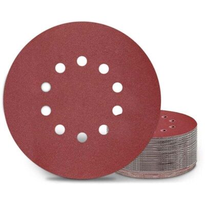 OEM Discos De Lijado De 225 Mm, 25 Unidades, Grano P180, 10 Agujeros, Redondos, Para Lijadoras De Cuello Largo, Amoladoras De Paneles De Yeso Y Pulidoras De Jirafa. OEM Discos De Lijado De 225 Mm, 25 Unidades, Grano P180, 10 Agujeros, Redondos, Para Lijadoras De Cuello Largo, Amoladoras De Paneles De Yeso Y Pulidoras De Jirafa.