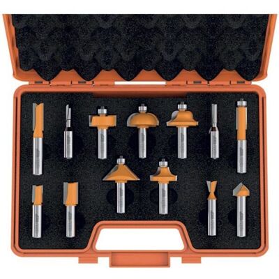 CMT 800.505.11 Estuche 13 Fresas Hm S=12.7 CMT 800.505.11 Estuche 13 Fresas Hm S=12.7