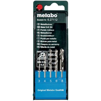 Metabo 627112000 Juego de Brocas - Alta Calidad para Metal - Duradero y Preciso Metabo 627112000 Juego de Brocas - Alta Calidad para Metal - Duradero y Preciso