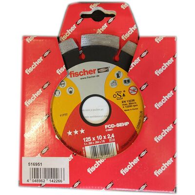 Fischer Disco Diamante Fcd-sehp 125x2,4x22,2 Fischer Disco Diamante Fcd-sehp 125x2,4x22,2