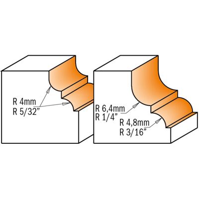 CMT 945.287.11 Hm - Fresa A Perfil D=28.7x13r1=4 R2=4 S=8 CMT 945.287.11 Hm - Fresa A Perfil D=28.7x13r1=4 R2=4 S=8