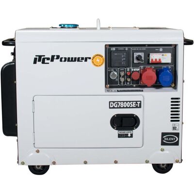 Itc Power - Dg7800se-t Generador Eléctrico Diésel Itcpower Insonorizado Full Power Itc Power - Dg7800se-t Generador Eléctrico Diésel Itcpower Insonorizado Full Power