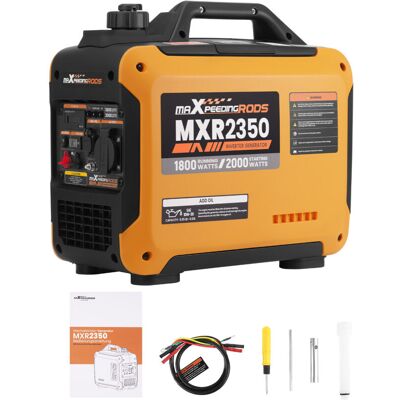 Maxpeedingrods - 2000W Inverter Generator - Gasolina 79.7cc - 58dB - Generador portátil Maxpeedingrods - 2000W Inverter Generator - Gasolina 79.7cc - 58dB - Generador portátil