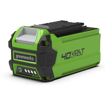 Greenworks - Batería De Iones De Litio De 40v 2.0ah De G40b2 Greenworks - Batería De Iones De Litio De 40v 2.0ah De G40b2