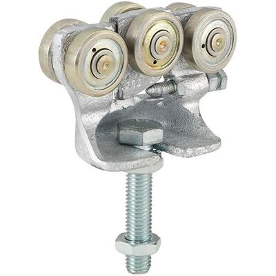 Helm Modelo 492 Rodillos para Puerta Corredera de Acero Galvanizado - Ajustable en Altura Helm Modelo 492 Rodillos para Puerta Corredera de Acero Galvanizado - Ajustable en Altura