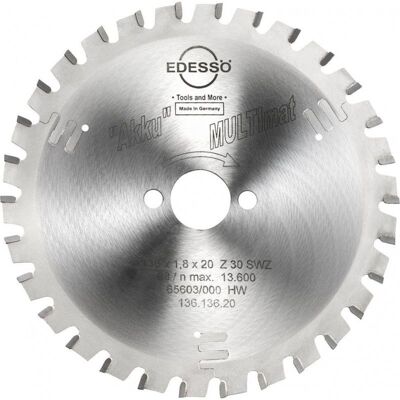 Edessö - Hoja de Sierra Circular HW para Sierra de Batería 136mm - 30 Dientes Edessö - Hoja de Sierra Circular HW para Sierra de Batería 136mm - 30 Dientes