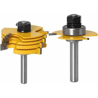 OEM Juego De Brocas Para Enrutador De 3 Ala Ajustables De 8 Mm, Brocas Para Ranurar, Fresas Para Carpintería, Brocas Para Enrutador En Forma De T Con 6 Hojas De Corte De 1,8 Mm, 2,5 Mm, 3 Mm, 4 Mm, 5 Mm, OEM Juego De Brocas Para Enrutador De 3 Ala Ajustables De 8 Mm, Brocas Para Ranurar, Fresas Para Carpintería, Brocas Para Enrutador En Forma De T Con 6 Hojas De Corte De 1,8 Mm, 2,5 Mm, 3 Mm, 4 Mm, 5 Mm,