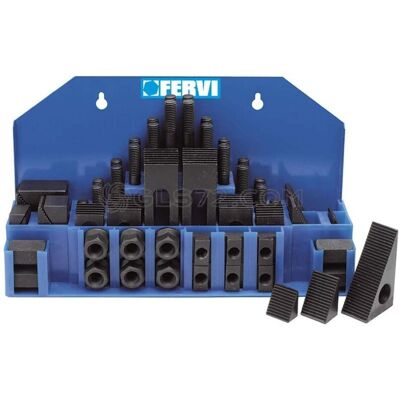 Fervi - Kit De Elementos De Fijacion M16 Para Fresadora 18 Mm K001/18 Fervi - Kit De Elementos De Fijacion M16 Para Fresadora 18 Mm K001/18