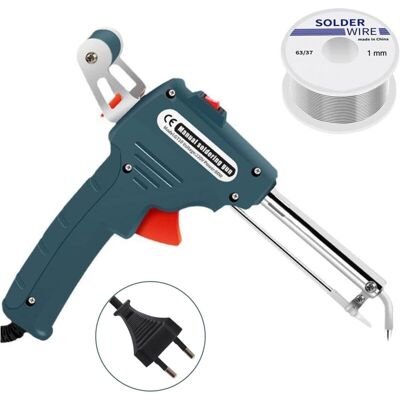 OEM Kit De Soldador Electrónico Automático De 60 W, Pistola De Soldar Con Alambre De Soldadura Para Electrónica, Reparación De Automóviles Y Bricolaje. OEM Kit De Soldador Electrónico Automático De 60 W, Pistola De Soldar Con Alambre De Soldadura Para Electrónica, Reparación De Automóviles Y Bricolaje.