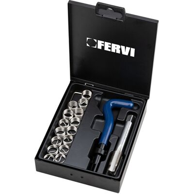 Fervi - Kitde Reparacionde Roscas Metricas Bujias F-coil M10x10 E011/m100x100c Fervi - Kitde Reparacionde Roscas Metricas Bujias F-coil M10x10 E011/m100x100c