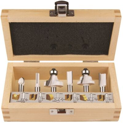 Makita D-53540 Estuche De Fresas Un Filo 6pcs Makita D-53540 Estuche De Fresas Un Filo 6pcs