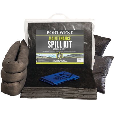 Portwest - Kit De Mantenimiento Antiderrames 50 Litros Sm31 Portwest - Kit De Mantenimiento Antiderrames 50 Litros Sm31