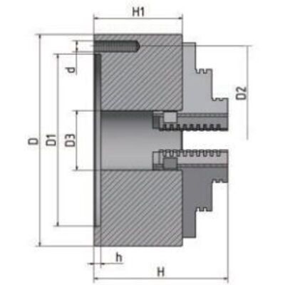 Plato De 3 Garras Optimum 125 Mm Optimum Plato De 3 Garras Optimum 125 Mm Optimum
