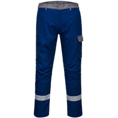Portwest - Pantalón Bicolor Bizflame Ultra De Alta Visibilidad Soldadura Regular Fr06 32 Pulgadas Azulina Portwest - Pantalón Bicolor Bizflame Ultra De Alta Visibilidad Soldadura Regular Fr06 32 Pulgadas Azulina