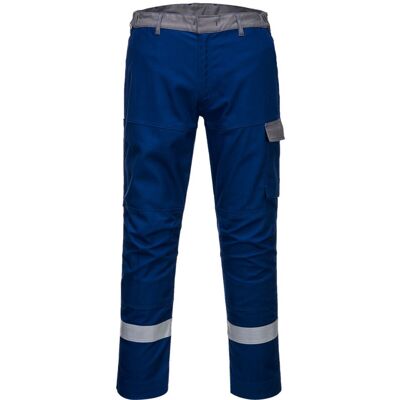 Portwest - Pantalón Bicolor Bizflame Ultra De Alta Visibilidad Soldadura Regular Fr06 33 Pulgadas Azulina Portwest - Pantalón Bicolor Bizflame Ultra De Alta Visibilidad Soldadura Regular Fr06 33 Pulgadas Azulina