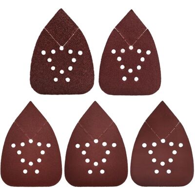 OEM Paquete De 50 Hojas De Lija Triangulares, Grano Mixto, 12 Agujeros, Papel De Lija Con Velcro (40, 80, 120, 180, 240 Cada Grano, 10 Piezas), Hojas De Lija Para Lijadora Triangular, 135 X 95 OEM Paquete De 50 Hojas De Lija Triangulares, Grano Mixto, 12 Agujeros, Papel De Lija Con Velcro (40, 80, 120, 180, 240 Cada Grano, 10 Piezas), Hojas De Lija Para Lijadora Triangular, 135 X 95
