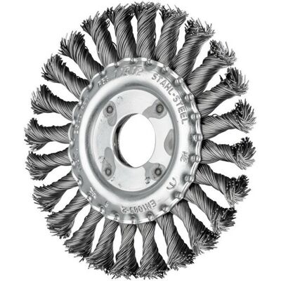 Pferd - Cepillo Redondo Rbg 11512 / 22.2 St 0.50 D.115mm Espesor Del Alambre 0.5mm Sta 12mm 12500rpm Pferd - Cepillo Redondo Rbg 11512 / 22.2 St 0.50 D.115mm Espesor Del Alambre 0.5mm Sta 12mm 12500rpm