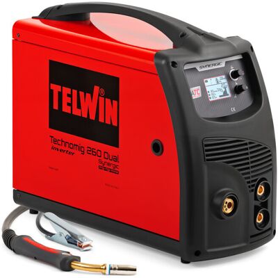 Soldadora Inverter Telwin Technomig 260 Dual Sinérgica Soldadora Inverter Telwin Technomig 260 Dual Sinérgica