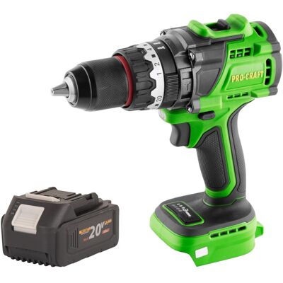 Taladro Atornillador De Impacto Sin Escobillas Procraft Pa18probl-bb 20 V 180 Nm + 1 Batería De 4,0 Ah - Sin Cargador Taladro Atornillador De Impacto Sin Escobillas Procraft Pa18probl-bb 20 V 180 Nm + 1 Batería De 4,0 Ah - Sin Cargador