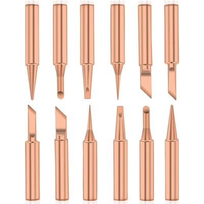 OEM 12 Puntas De Soldadura De Cobre Puro, Puntas De Soldador Sin Plomo, Herramienta De Soldadura 900m-t Para Estación De Soldadura, Para Radio Shack, Yihua Hakko Atten Quick Aoyue OEM 12 Puntas De Soldadura De Cobre Puro, Puntas De Soldador Sin Plomo, Herramienta De Soldadura 900m-t Para Estación De Soldadura, Para Radio Shack, Yihua Hakko Atten Quick Aoyue