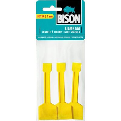 Espátula Para Pegamento Bison Pack De 3 Práctica Versátil Espátula Para Pegamento Bison Pack De 3 Práctica Versátil