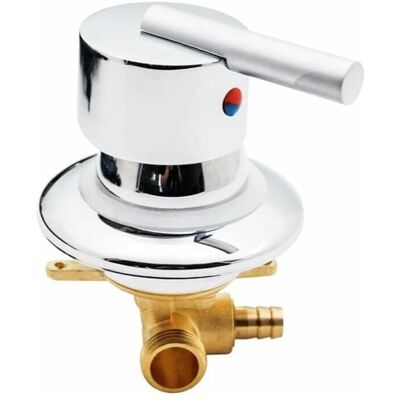 Mezclador De Ducha Forehill, Válvula Mezcladora Para Agua Caliente Y Fría, Mezclador G1/2", Mezclador Para Cabina De Ducha Mezclador De Ducha Forehill, Válvula Mezcladora Para Agua Caliente Y Fría, Mezclador G1/2", Mezclador Para Cabina De Ducha