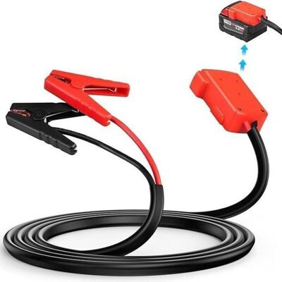 OEM Cables De Arranque Con Pinzas De Cocodrilo Compatibles Con La Batería Milwaukee M18 De 18 V, Cables De Arranque De Silicona De 8 Awg, Cables De Arranque Para Automóviles Para Arrancar Vehículos OEM Cables De Arranque Con Pinzas De Cocodrilo Compatibles Con La Batería Milwaukee M18 De 18 V, Cables De Arranque De Silicona De 8 Awg, Cables De Arranque Para Automóviles Para Arrancar Vehículos
