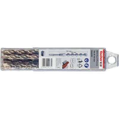 Fischer 10x Broca Percutora Sds Plus Ii Pointer 12/150/210 Qp - 531869 Fischer 10x Broca Percutora Sds Plus Ii Pointer 12/150/210 Qp - 531869