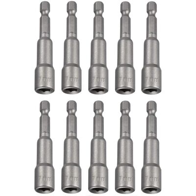 OEM Juego De 10 Vasos Magnéticos De 7 X 65 Mm, Vástago Hexagonal De 1/4", Juego De Vasos Hexagonales, Adaptador Para Taladro, Destornillador Inalámbrico OEM Juego De 10 Vasos Magnéticos De 7 X 65 Mm, Vástago Hexagonal De 1/4", Juego De Vasos Hexagonales, Adaptador Para Taladro, Destornillador Inalámbrico