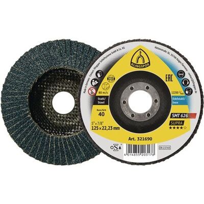 Disco abrasivo Klingspor 125mm - Acero y Inoxidable - Alta eliminación Disco abrasivo Klingspor 125mm - Acero y Inoxidable - Alta eliminación